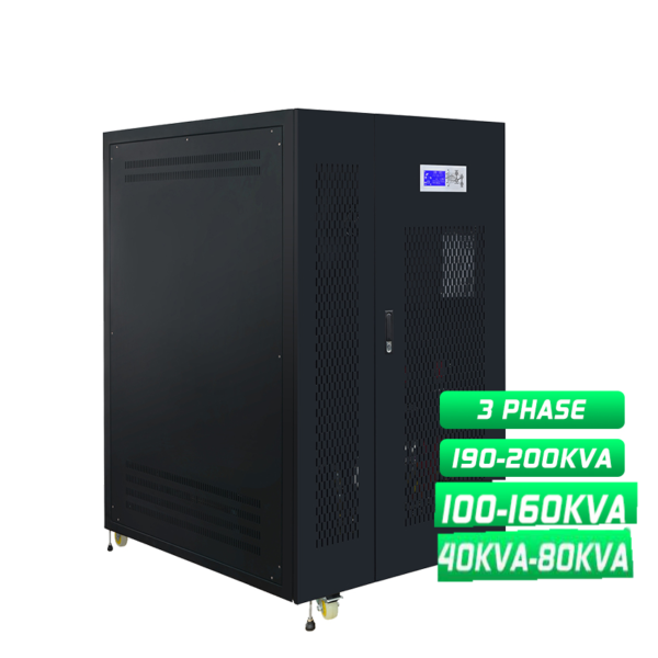 HDSX 3 Phase Battery Inverter Charger 40KVA-80KVA/100KVA-160KVA/190KVA/200KVA 192V/384V