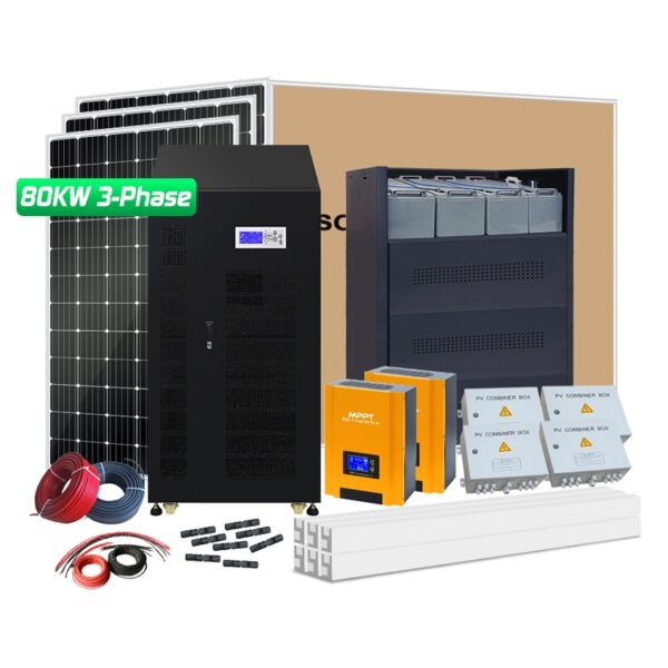 SESS 80KW 3 Phase Solar System Off Grid