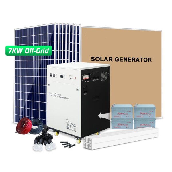 SESS 7000 Watt Best Portable Solar Power Backup Generator Kit