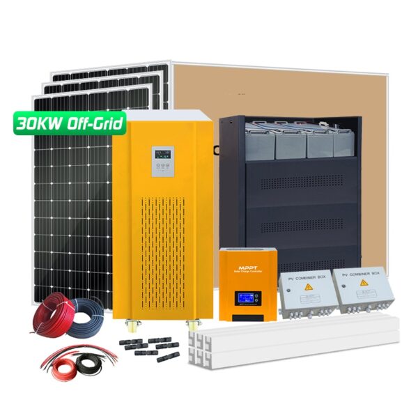 SESS 30KW Hybrid Solar System for Home Electricity