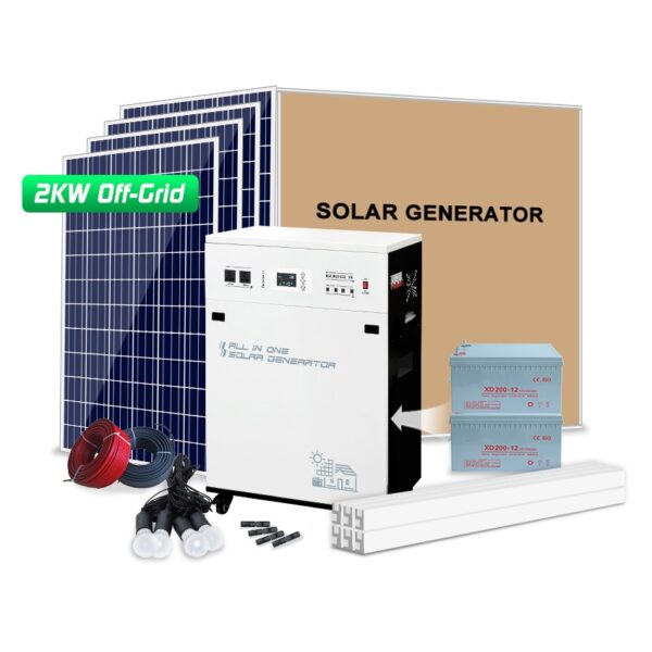 SESS 2KW Portable Whole Home Solar System