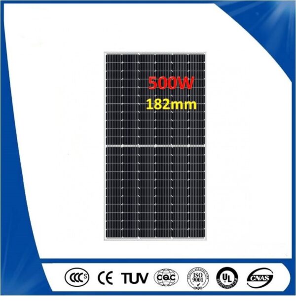 N-type Monocrystalline 480W~500W Half Cell Solar Panel