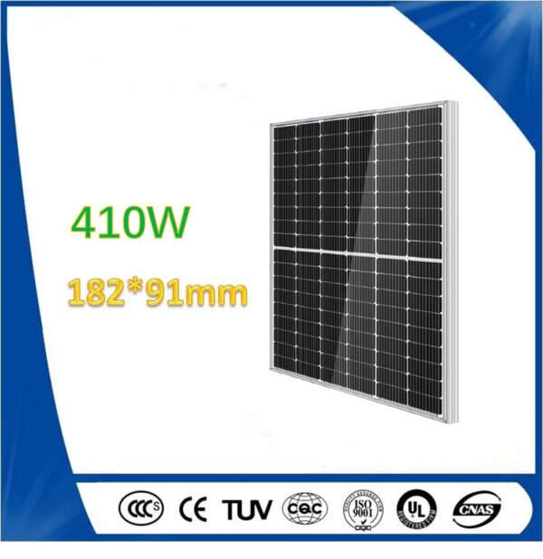 N-type Monocrystalline 108cells 400w~410w half cell solar panel